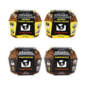 (2) Pumpkinickel, (2) Quinoa PG